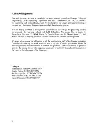 Survey report sample BCE