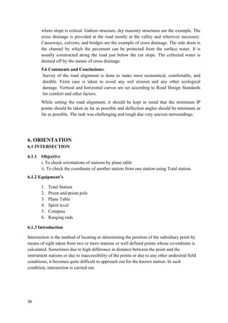 Survey report sample BCE