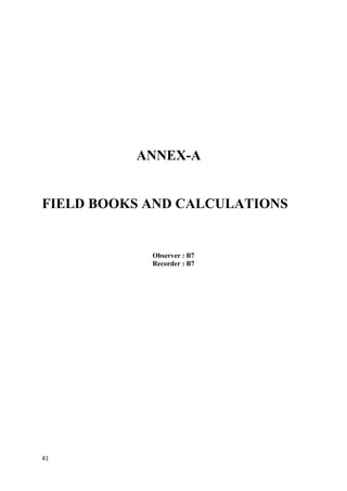 Survey report sample BCE