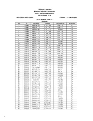 Survey report sample BCE
