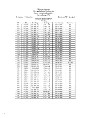 Survey report sample BCE