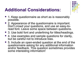 Survey research design | PPT