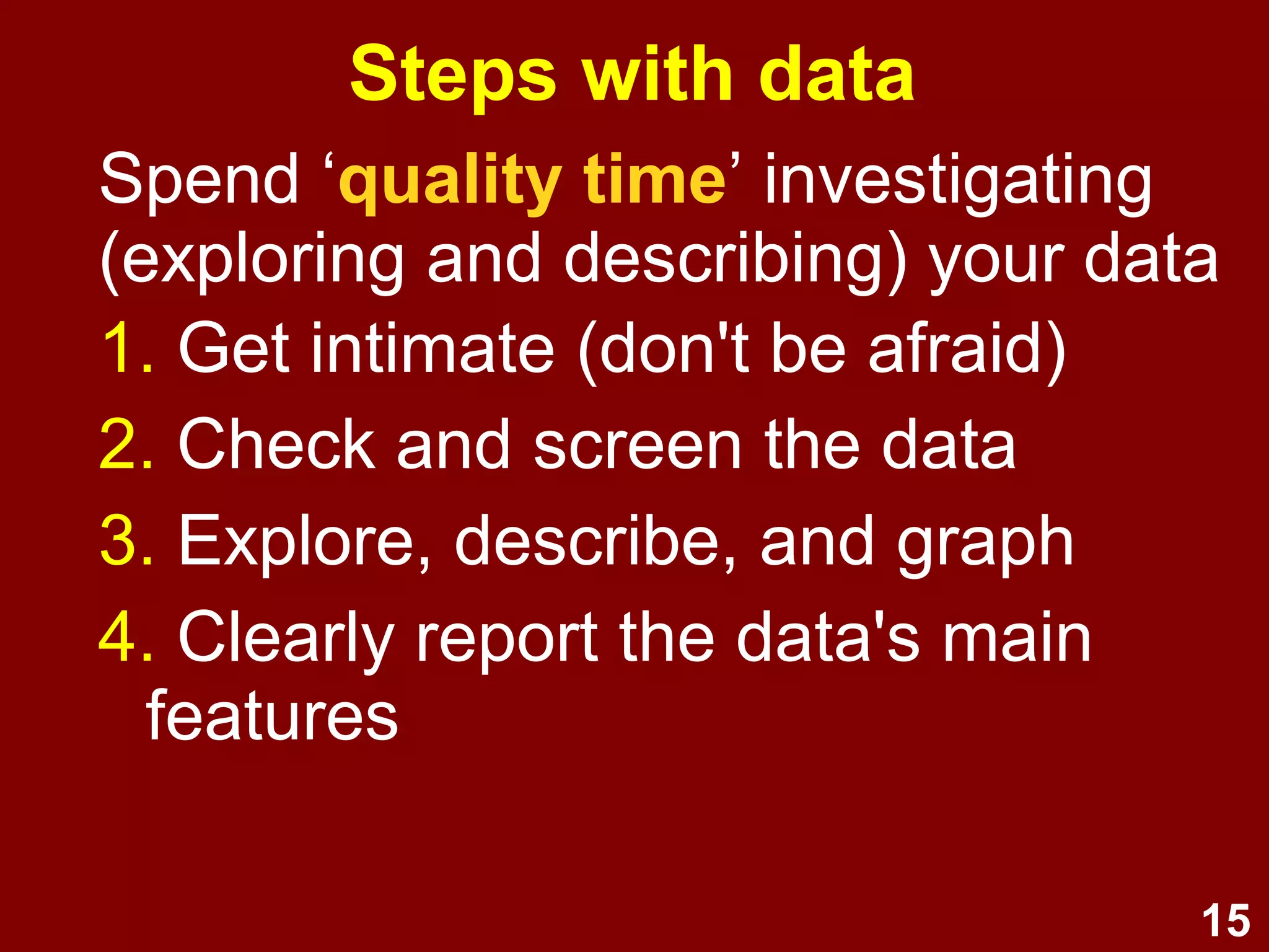 15
Descriptives &
graphing
(Lecture 3)
 