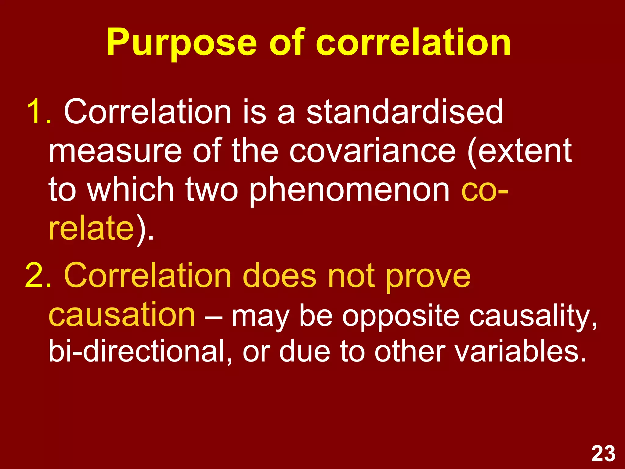 23
Correlation
(Lecture 4)
 