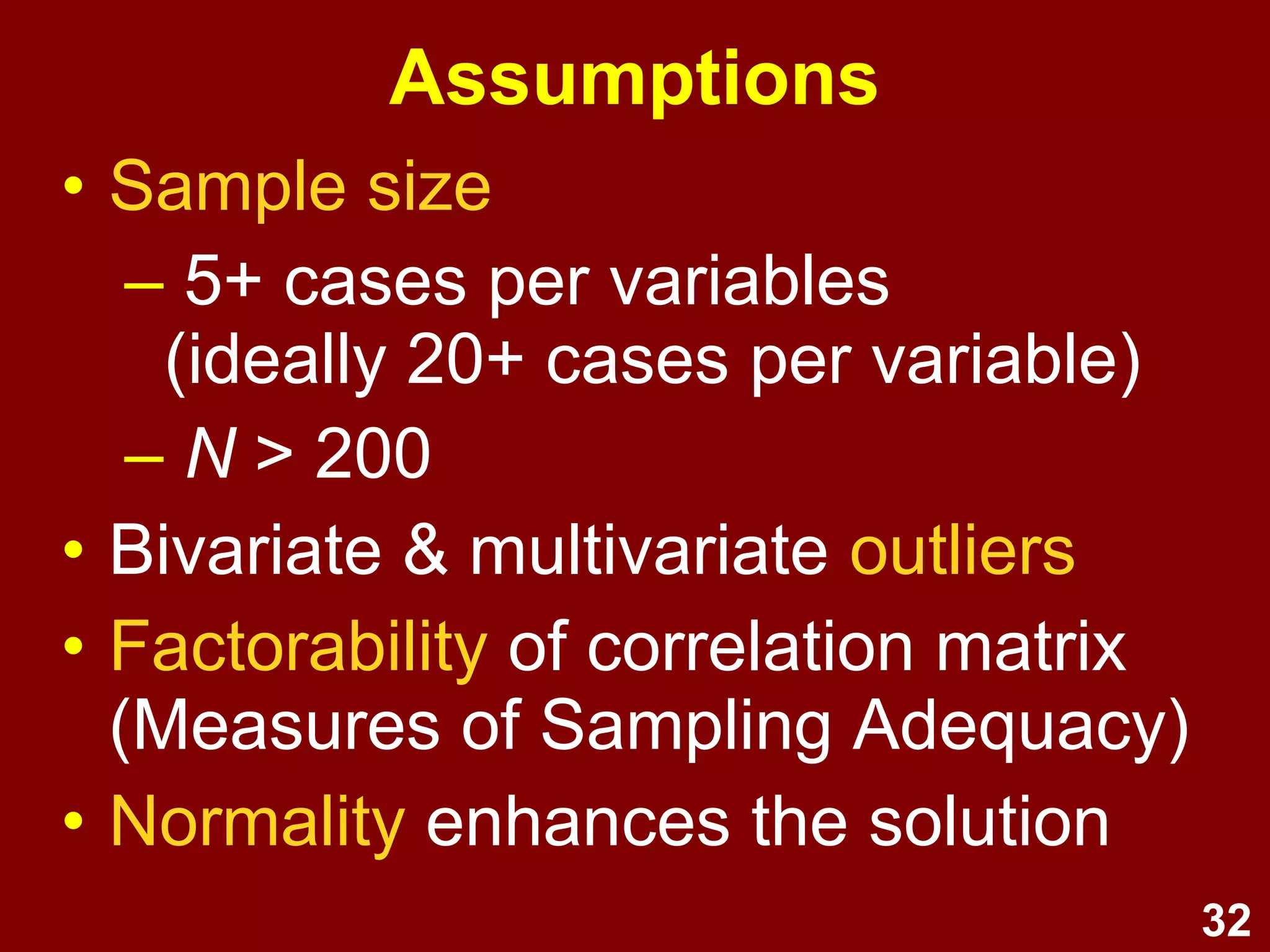 32
Exploratory factor
analysis
(Lecture 5)
 