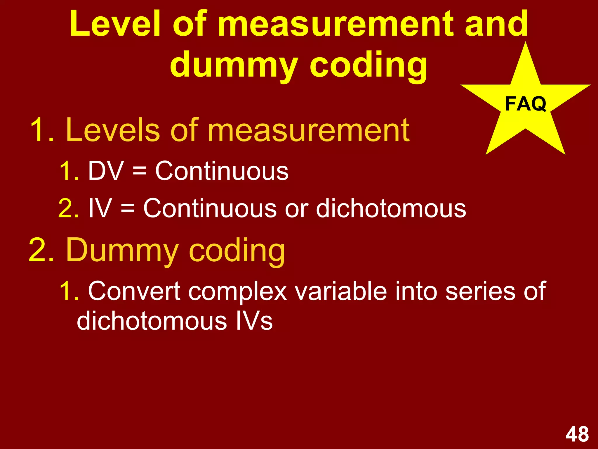 48
Multiple linear
regression
(Lectures 7 & 8)
 