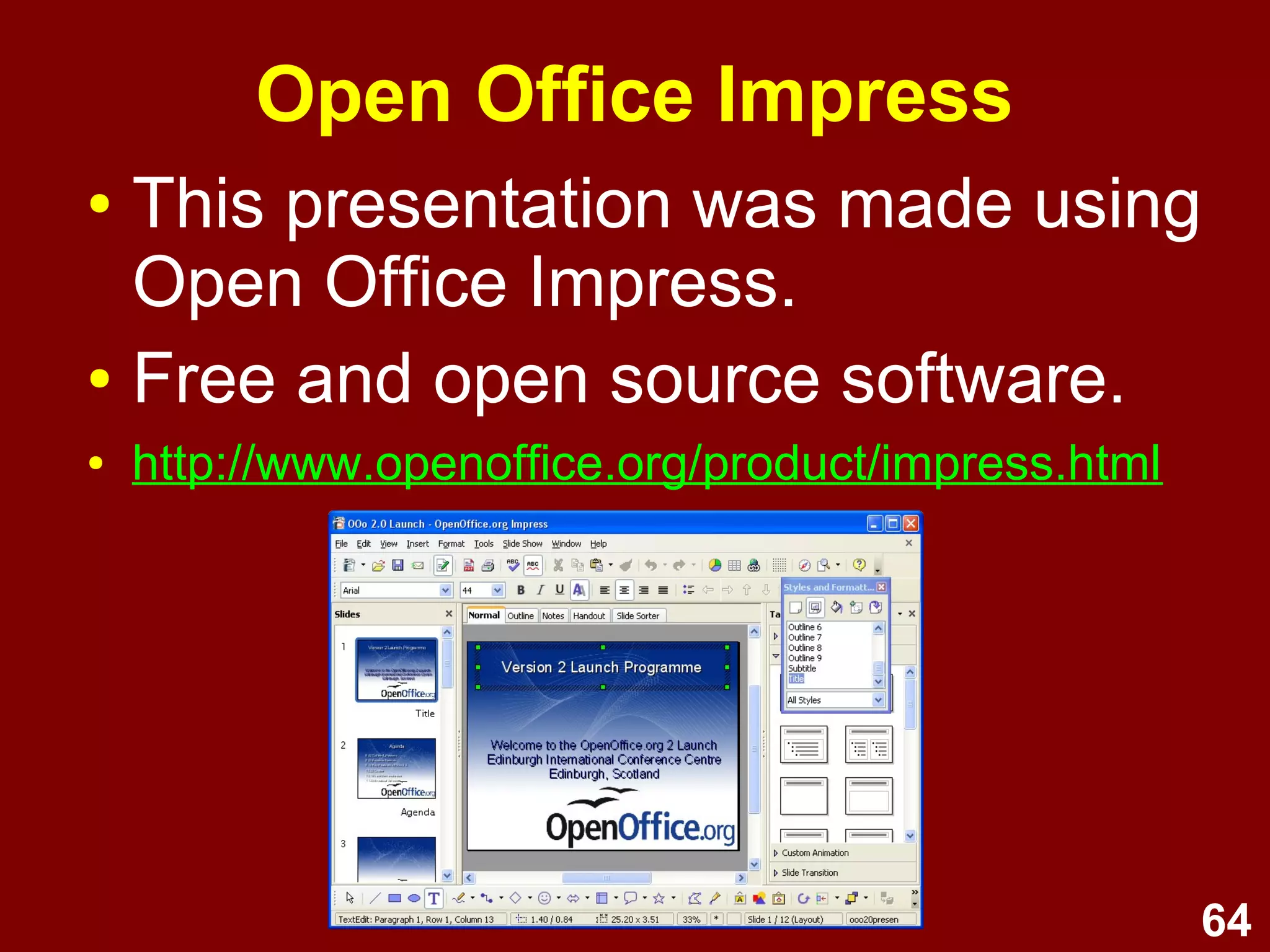 64
Effect size
1. Standardised size of difference or
strength of relationship
2. Inferential tests should be
accompanied by ESs and CIs
3. Common bivariate ESs include:
1. Cohen’s d
2. Correlation r
• Cohen’s d - not in SPSS - use an
online effect size calculator
 