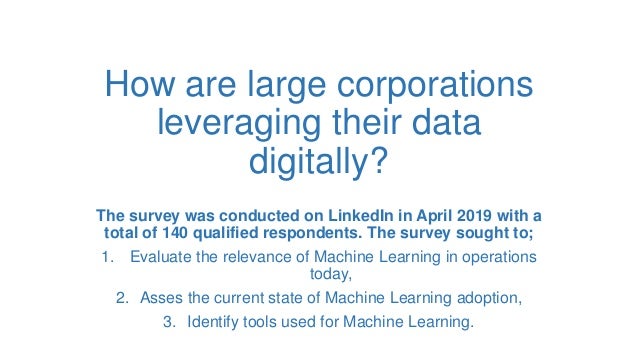 machine learning market research