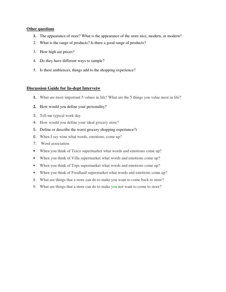 Survey Templates For Market Research
