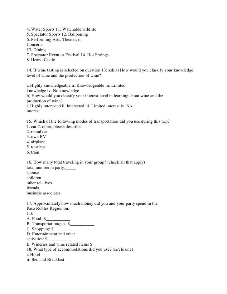 survey templates for market research