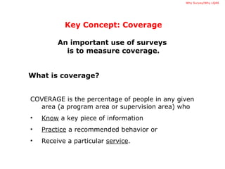 Survey Training and LQAS | PPT