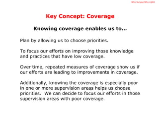 Survey Training and LQAS | PPT
