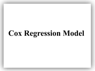 (pdf) survival analysis by using cox regression model... Survival Analysis Lecture.ppt