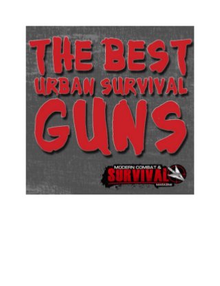 The Best Urban Survival Guns