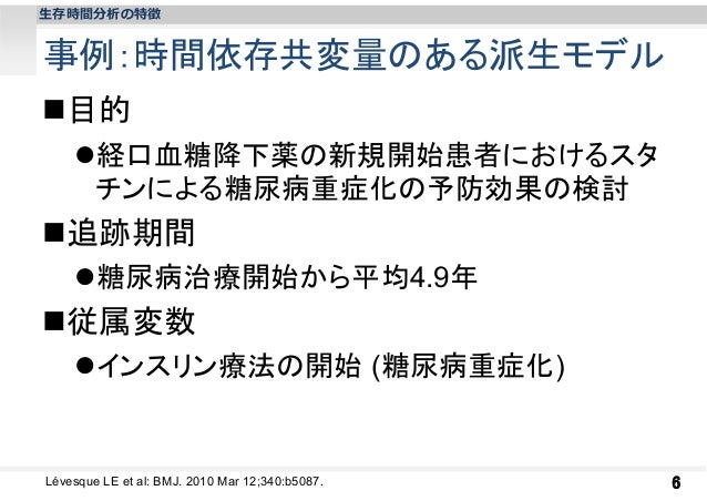 生存時間分析の書き方