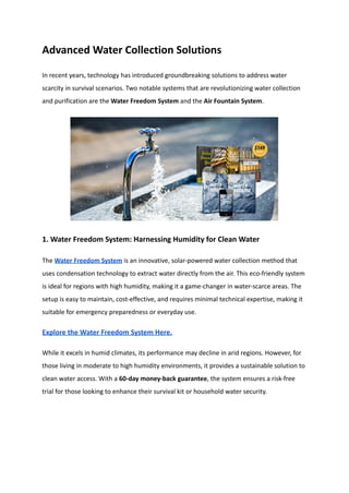 🌍 Survival Water Purification Methods- Proven Ways to Stay Hydrated in ...