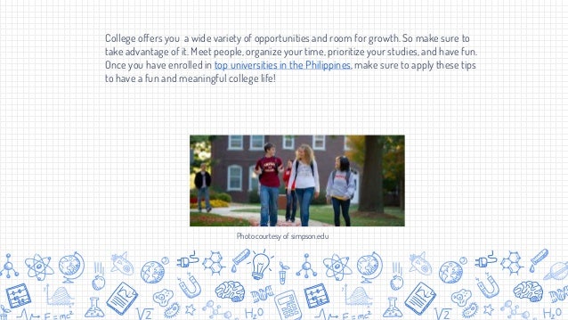 tips to survive college