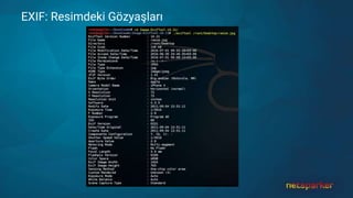 EXIF: Resimdeki Gözyaşları
 