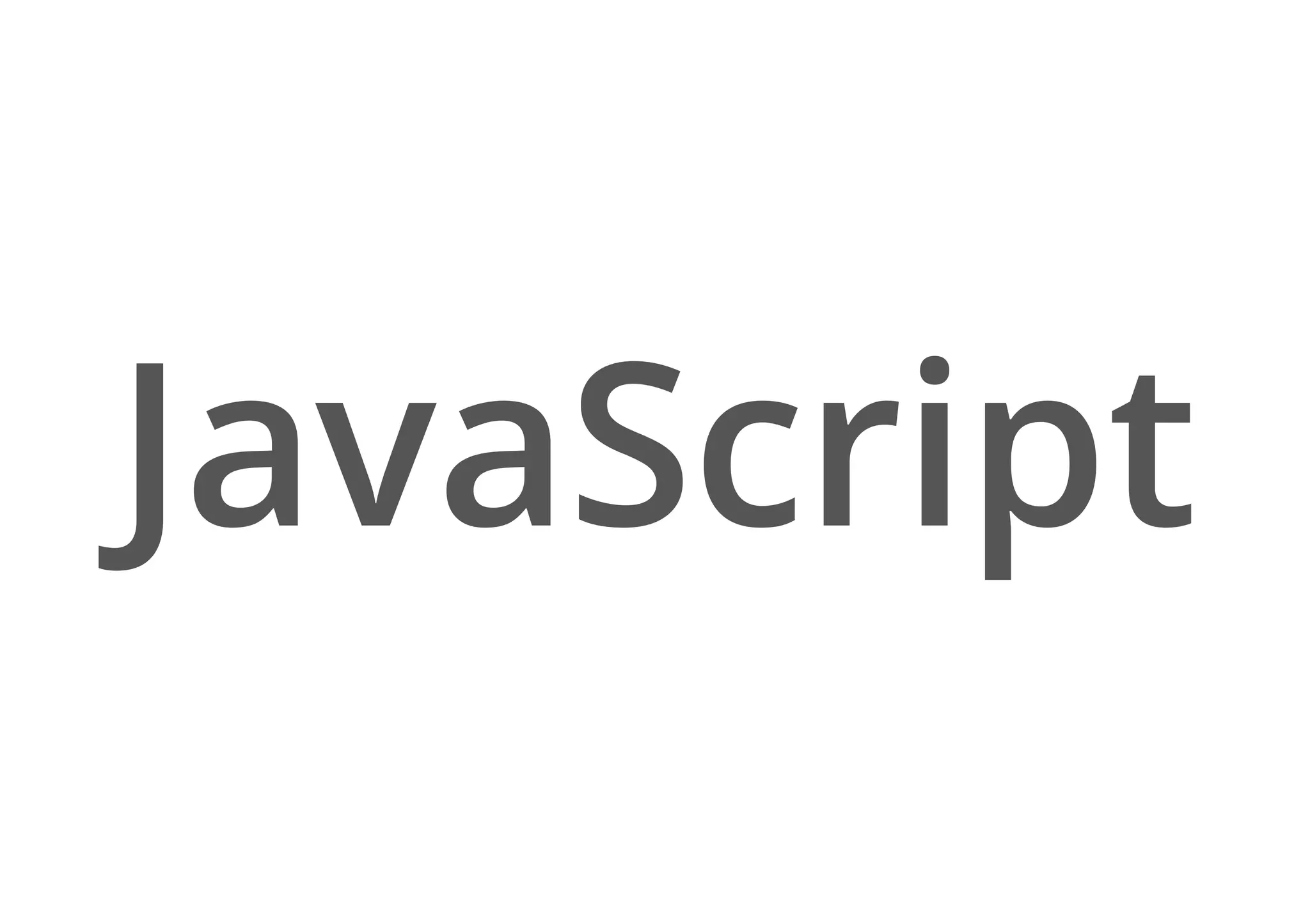 JavaScript
 