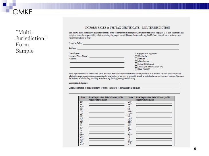 surviving a sales tax records audit multi jurisdictional form