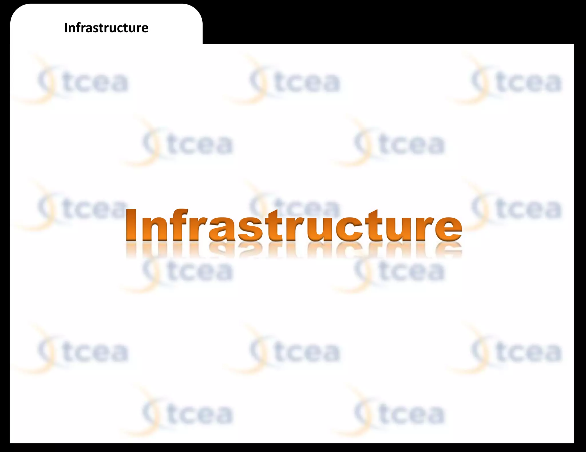 Infrastructure
 