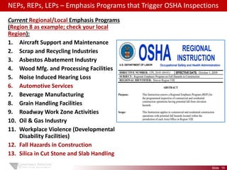 Local Emphasis Program Osha Surviving an OSHA Inspection Webinar.pptx