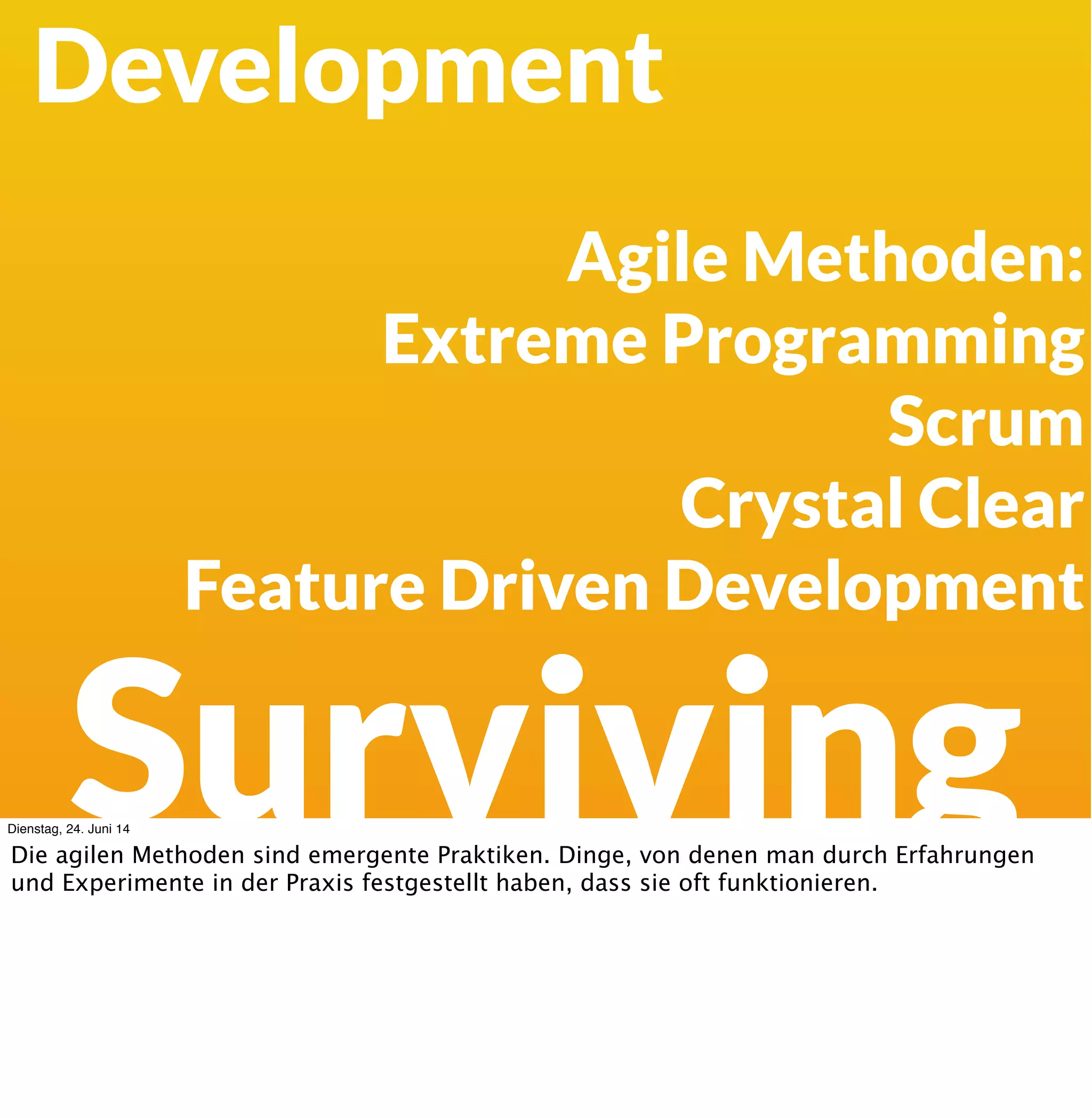 Bitte kein
Komplex!
Dienstag, 24. Juni 14
Unser Gehirn möchte also nicht komplex, sondern bevorzugt andere Varianten.
 