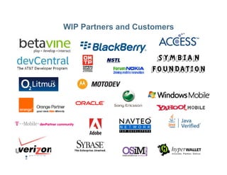 WIP Partners and Customers
 