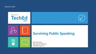 Surviving public speaking