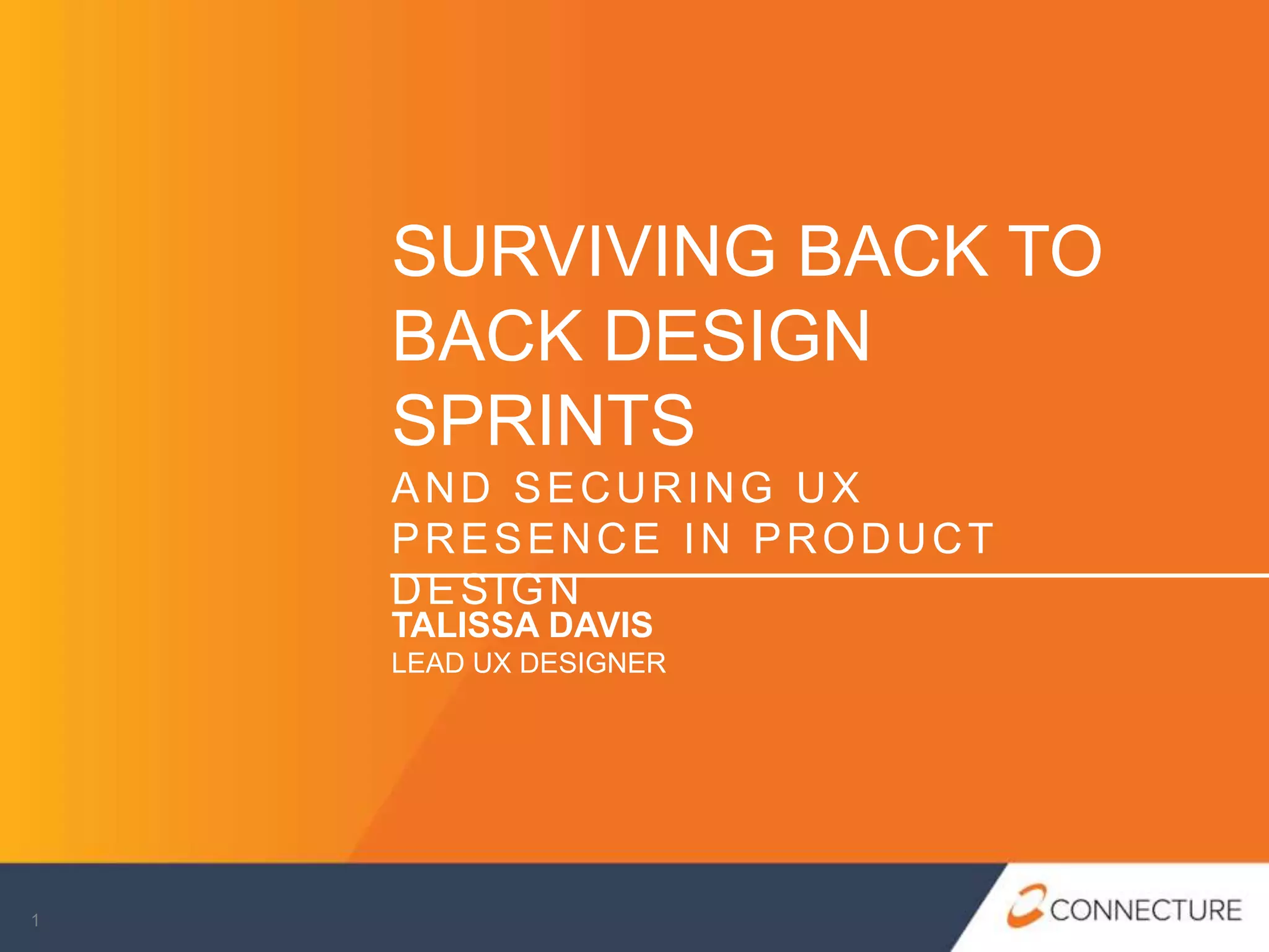 Surviving Back to Back Design Sprints and Securing UX Presence