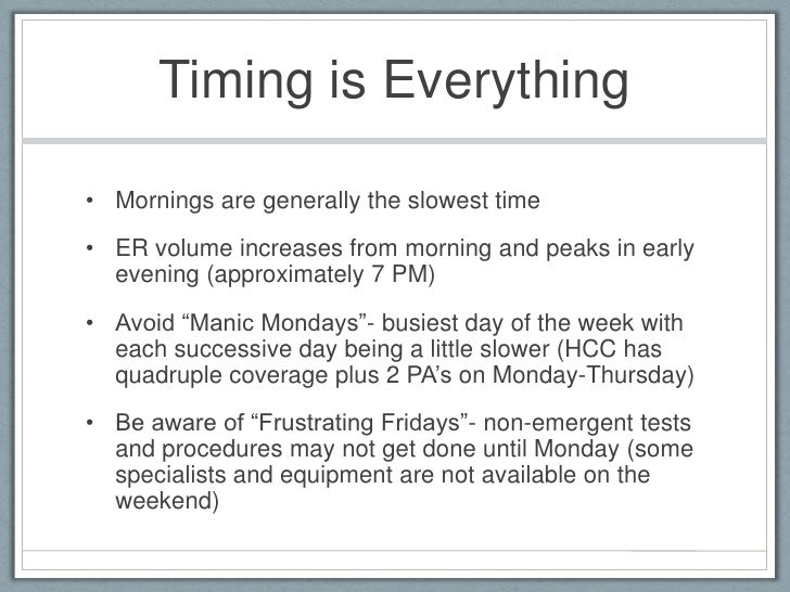 Slowest Emergency Room Times Slowest Emergency Room Times