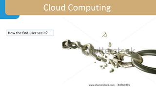 Cloud Computing
How the End-user see it?
 