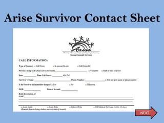 Arise Survivor Contact Sheet




                        NEXT
 