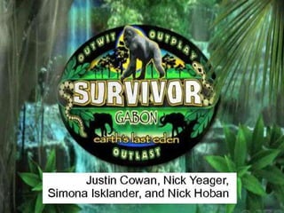 Survivor final group project