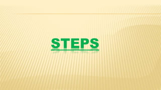 STEPS
 