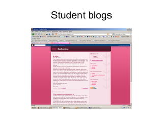 Student blogs 