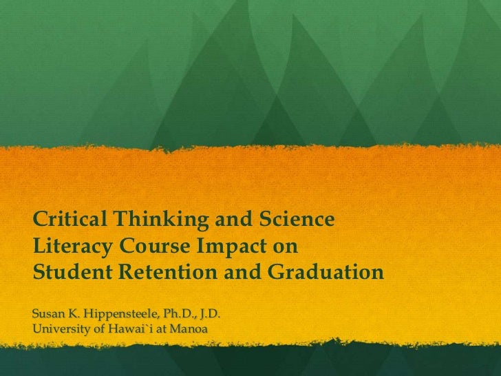 critical thinking in science teaching critical thinking in science teaching
