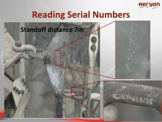 Standoff distance 7m
Reading Serial Numbers
 