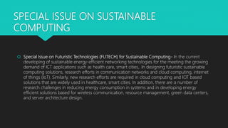 sustainable computing | PPTX