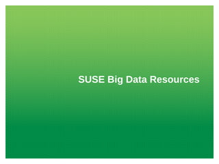 SUSE Big Data Resources 
 