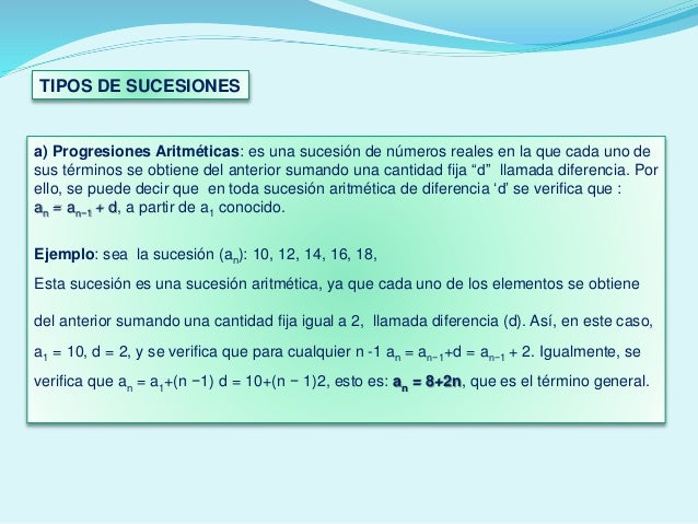 Sucesiones Matemáticas