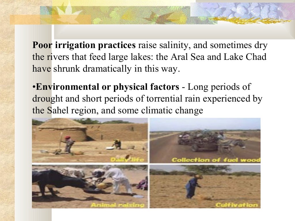 what is desertification explain with example