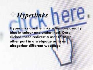 Hyperlinks
 