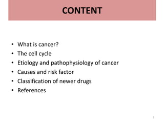 RECENT ADVANCEMENT IN TREATMENT CANCER | PPTX