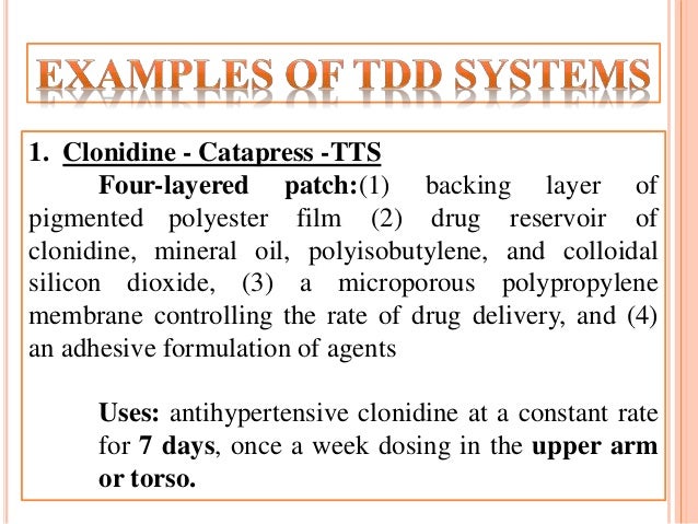 Catapres Dosage Sublingual