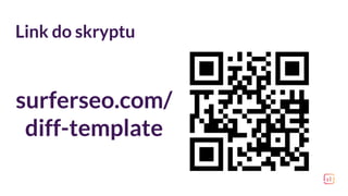 surferseo.com/
diff-template
Link do skryptu
 