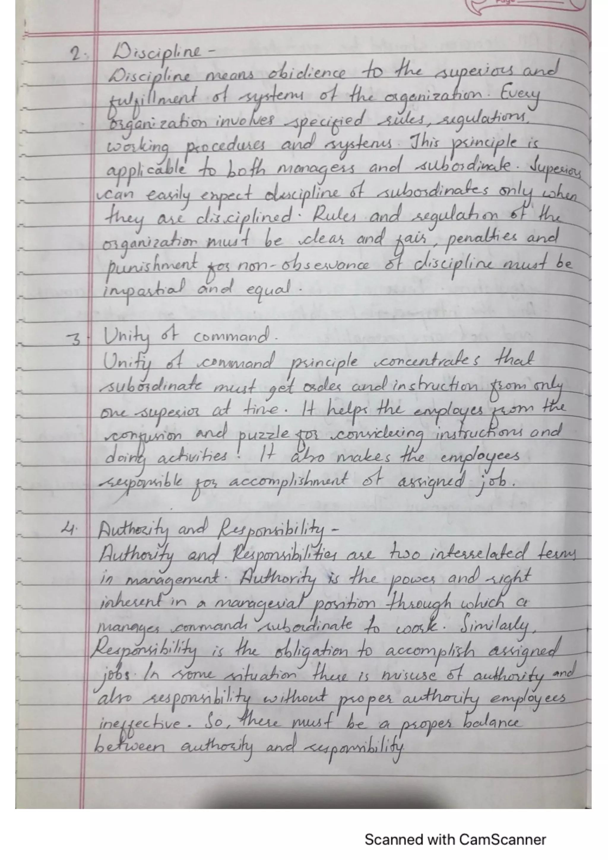 Management, Principle of Management (6 Questions answers) NEB XII