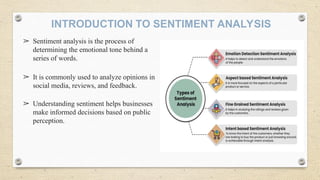 SENTIMENT ANALYSIS ON SOCIAL MEDIA | PPT