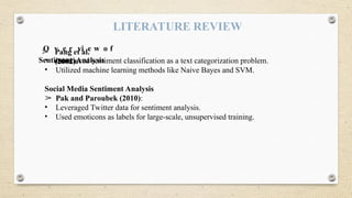SENTIMENT ANALYSIS ON SOCIAL MEDIA | PPT