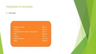 Toothpaste Equation Tooth paste formulation | PPTX